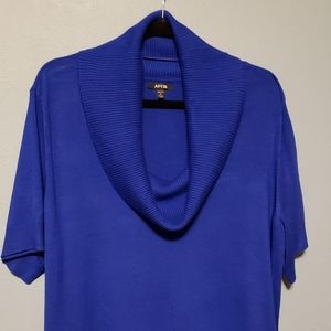 Apt. 9 Cowl Neck Short Sleeve Sweater, Size 3X